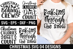 04 Christmas SVG Design - Christmas Calories Don&#039;t Count Product Image 1