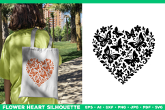 Bundle of Butterfly Heart SVG Designs, Butterfly Cut Files Product Image 2