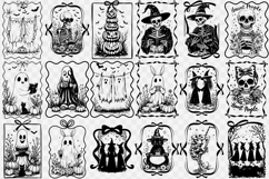 Coquette Retro Halloween SVG Bundle | Skeleton Coquette svg Product Image 2