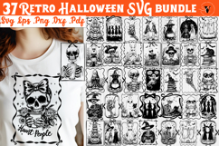 Coquette Retro Halloween SVG Bundle | Skeleton Coquette svg Product Image 1
