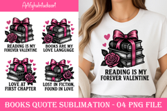 Books Quote Sublimation png Product Image 1