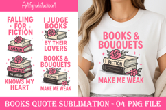 Books Quote Sublimation png Product Image 1