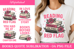 Books Quote Sublimation png Product Image 1