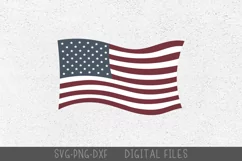 American flag SVG cut files 4th of July Independence Day SVG Product Image 1