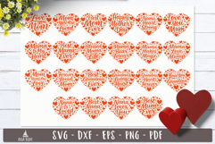 Mother’s Day Heart Quotes Bundle SVG Product Image 2