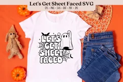 Let's Get Sheet Faced Halloween SVG PNG JPG PDF EPS DXF Product Image 1