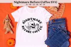 Nightmare Before Coffee Halloween SVG PNG JPG PDF EPS DXF Product Image 1