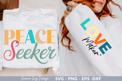 Peace Seeker - Customizable SVG Craft Design Bundle for DIY Product Image 1