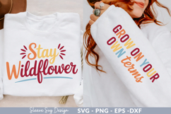 Stylish Wildflower SVG Craft Designs for DIY Projects Product Image 1