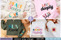 Inspirational Retro Typography Sleeve SVG, Sweatshirt SVG Product Image 1