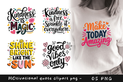 Motivational quote clipart png Product Image 1