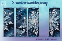 Winter vibe Tumbler Sublimation, 20 oz Seamless wrap Product Image 2