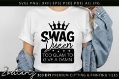 QUEEN Funny Quote SVG for Cricut Sarcastic T-shirt Mug Tote Product Image 5