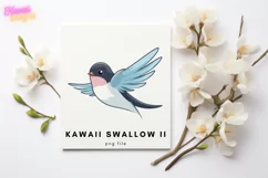Kawaii swallow design, vol.2 cute transparent png file Product Image 1