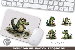 Mouse Pad Swamp Gator Product Image 1
