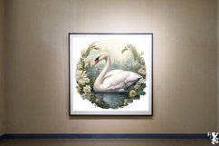 Swan designs, custom art, transparent png files Product Image 3