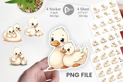 Swan Mother&#039;s Day Sticker Product Image 1
