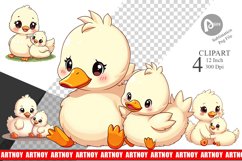 Swan Mother&#039;s Day Clipart Product Image 1