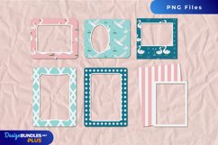 Scrapbooking Swan Pattern Frames Set Product Image 1