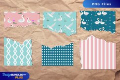 Swan Torn Paper - Scrapbooking PNG Product Image 1
