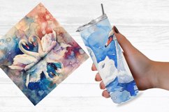 Watercolor Swan Digital Paper Bundle Product Image 5