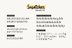 Swatches Playful Handwritten Font