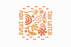 Sweat Now Summer Flowers Beach T-shirt Design Product Image 1