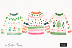 Cute Christmas Sweater Clipart | Christmas PNG Product Image 1