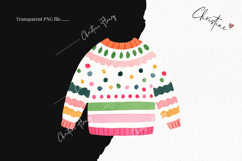 Cute Christmas Sweater Clipart | Christmas PNG Product Image 2