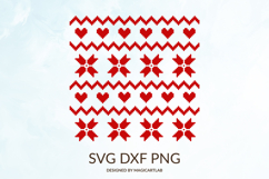 Sweater Pattern SVG|Christmas Pattern Cut File Product Image 1