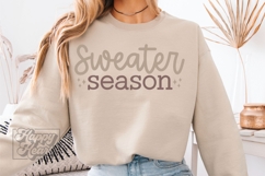 Sweater Season SVG PNG - Sweater Weather - Lets Get Cozy Product Image 1