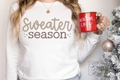 Cozy Bundle SVG PNG - Sweater Weather Fall Vibes Designs Product Image 17