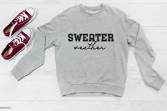 Sweater Weather Svg, Cozy Season Svg, Winter Svg, Autumn Svg Product Image 1