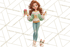 Ugly Christmas Sweater Party Clipart & Digital Clip Art Product Image 3