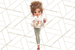 Ugly Christmas Sweater Party Clipart & Digital Clip Art Product Image 5