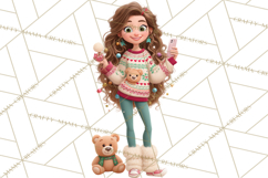 Ugly Christmas Sweater Party Clipart & Digital Clip Art Product Image 3