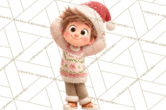 Ugly Christmas Sweater Party Clipart & Digital Clip Art Product Image 5