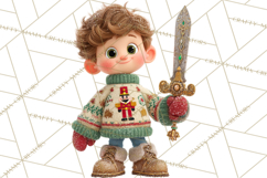 Ugly Christmas Sweater Party Clipart & Digital Clip Art Product Image 5