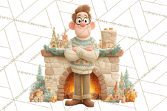 Ugly Christmas Sweater Party Clipart & Digital Clip Art Product Image 4