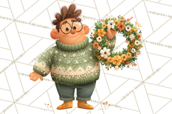 Ugly Christmas Sweater Party Clipart & Digital Clip Art Product Image 4