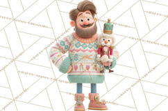 Ugly Christmas Sweater Party Clipart & Digital Clip Art Product Image 5