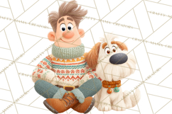 Ugly Christmas Sweater Party Clipart & Digital Clip Art Product Image 4
