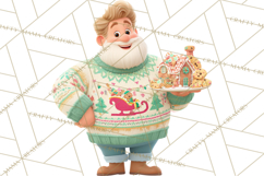 Ugly Christmas Sweater Party Clipart & Digital Clip Art Product Image 5