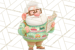 Ugly Christmas Sweater Party Clipart & Digital Clip Art Product Image 5