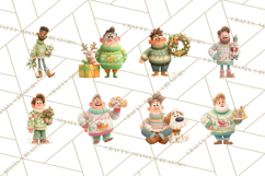 Ugly Christmas Sweater Party Clipart & Digital Clip Art Product Image 6