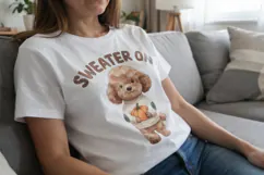Sweater Weather Doggo Club Sublimation Product Image 4