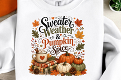 Sweater Weather &amp; Pumpkin Spice PNG Product Image 1