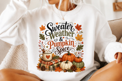 Sweater Weather &amp; Pumpkin Spice PNG Product Image 2