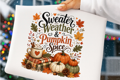 Sweater Weather &amp; Pumpkin Spice PNG Product Image 3