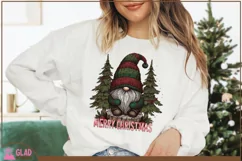 Merry Christmas Gnome sublimation png, Christmas Gnome png Product Image 5